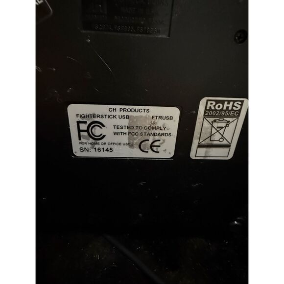 CH Products Fighterstick And Pro Throttle USB PTU996 FTRUSB - Picture 8 of 11